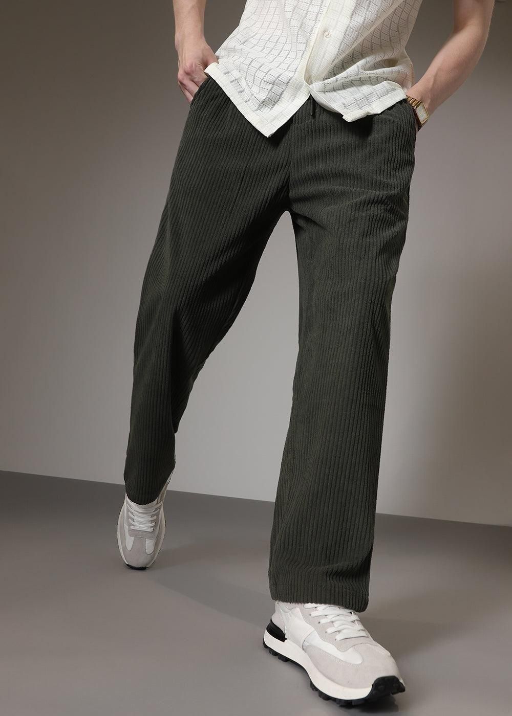 Combo of 2 Men's Caudray Fabric Stylish Pants || VIBZU