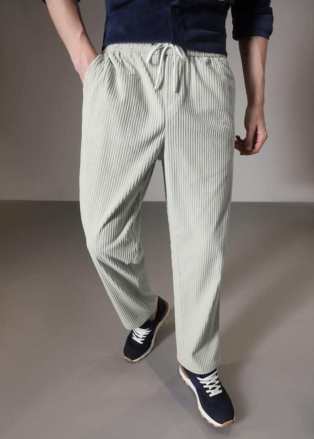 Combo of 2 Men's Caudray Fabric Stylish Pants || VIBZU