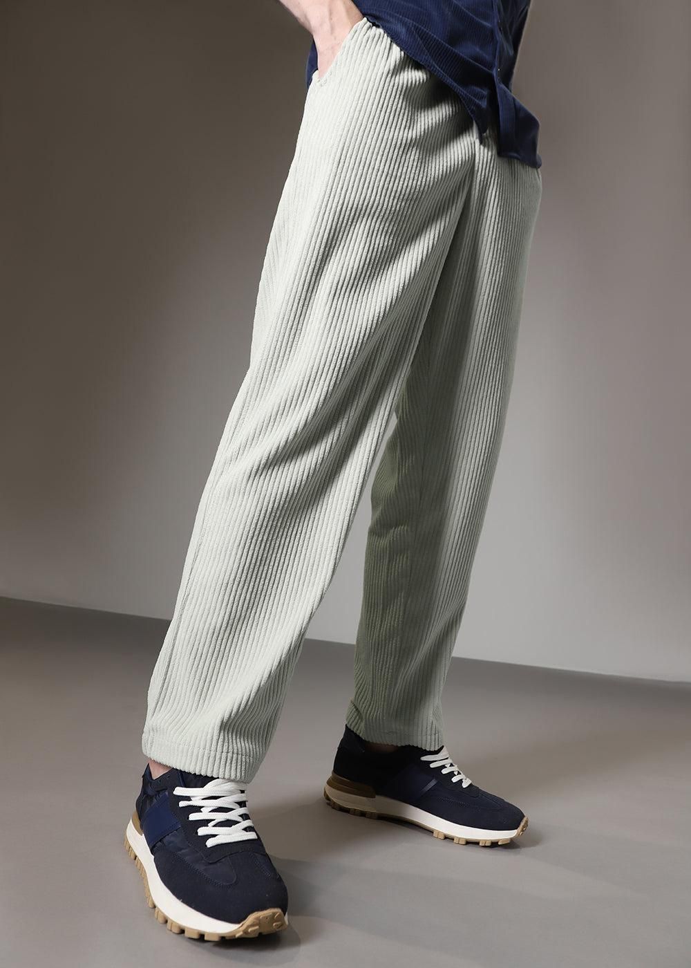 Combo of 2 Men's Caudray Fabric Stylish Pants || VIBZU