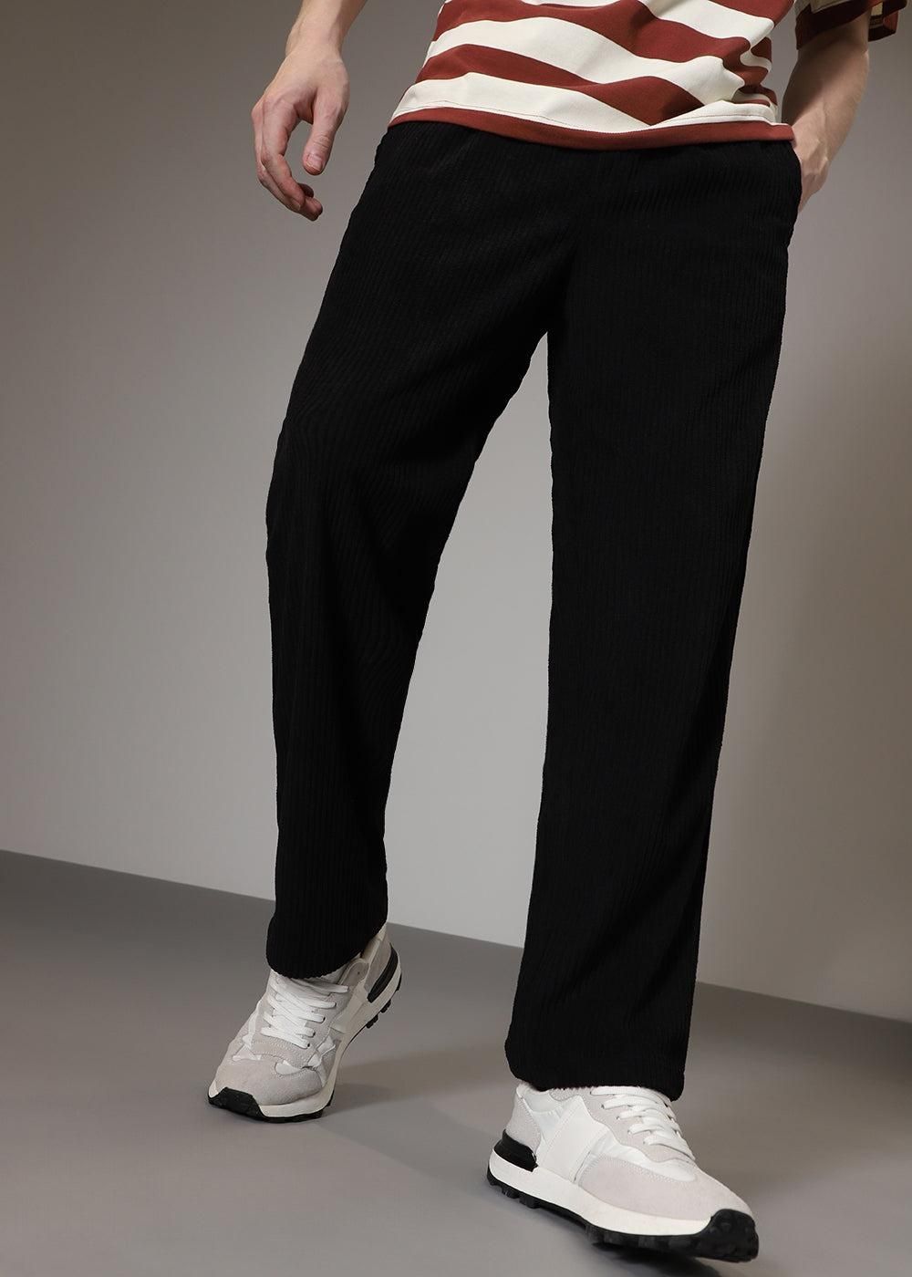 Combo of 2 Men's Caudray Fabric Stylish Pants || VIBZU