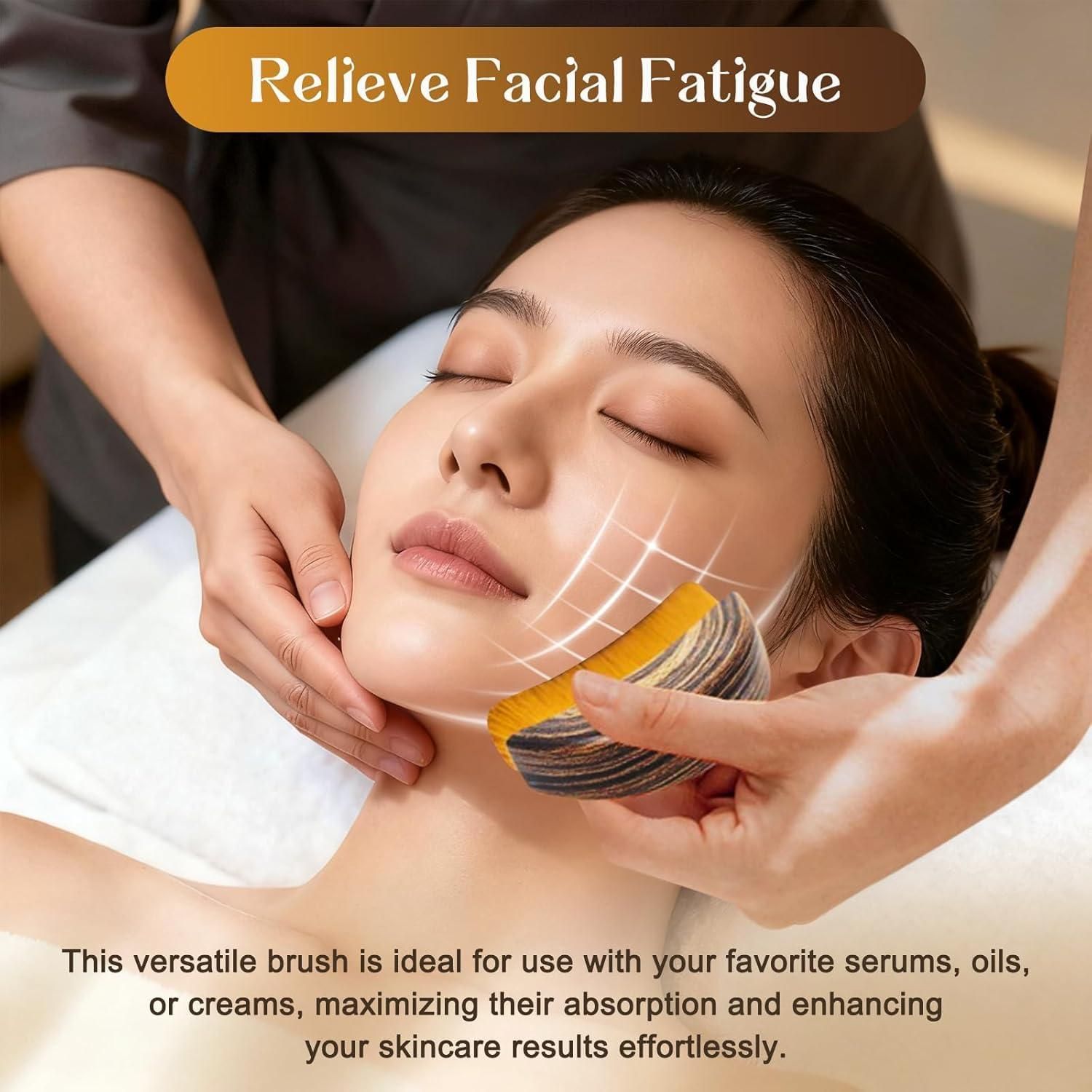 Lymphatic Contour Face Brush - Facial Massager for Jawline, Chin & Neck || VIBZU
