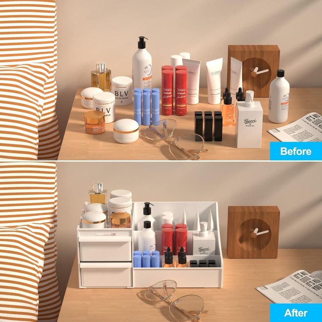 Ornaments, Cosmetic and Stationery Storage Organizer || VIBZU