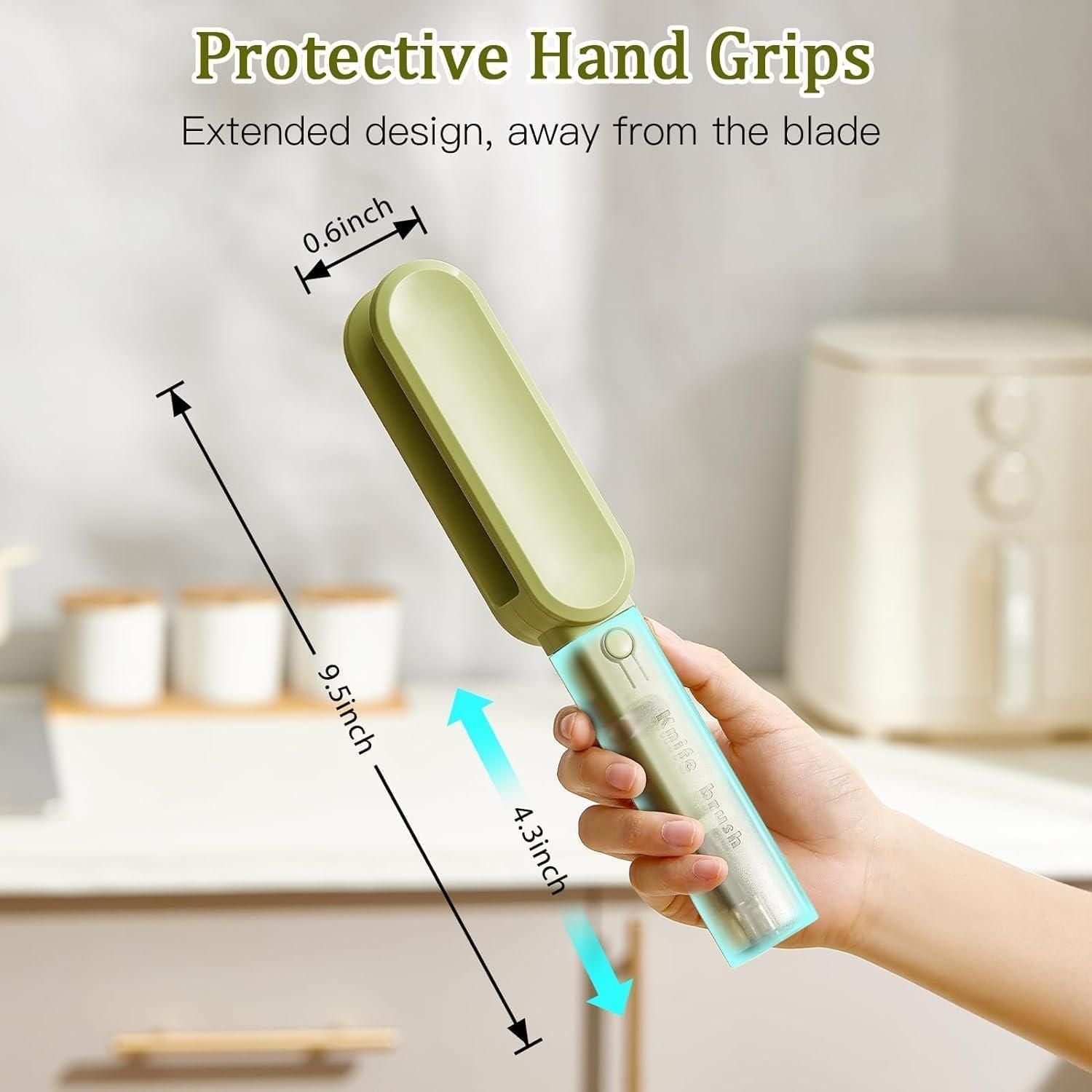 4 in 1 Double-Ended Kitchen Cutlery Cleaner Brush || VIBZU